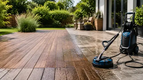 Nettoyage de terrasse en bois, composite ou pierre à Molsheim et alentours