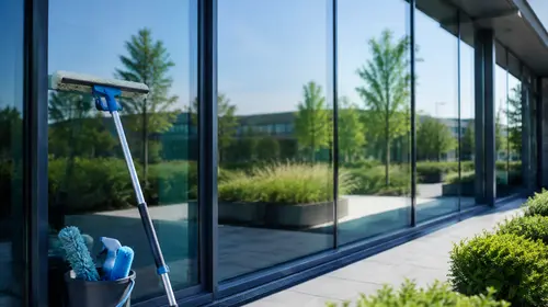 Nettoyage de vitres, vitrines et baies vitrées professionnelles dans le Bas-Rhin