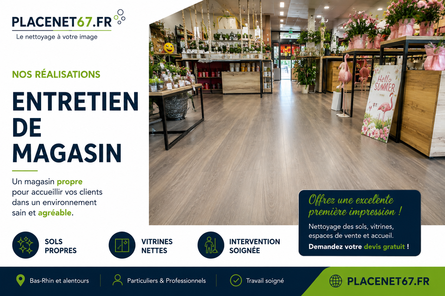 Entretien professionnel d’un magasin réalisé par Placenet67